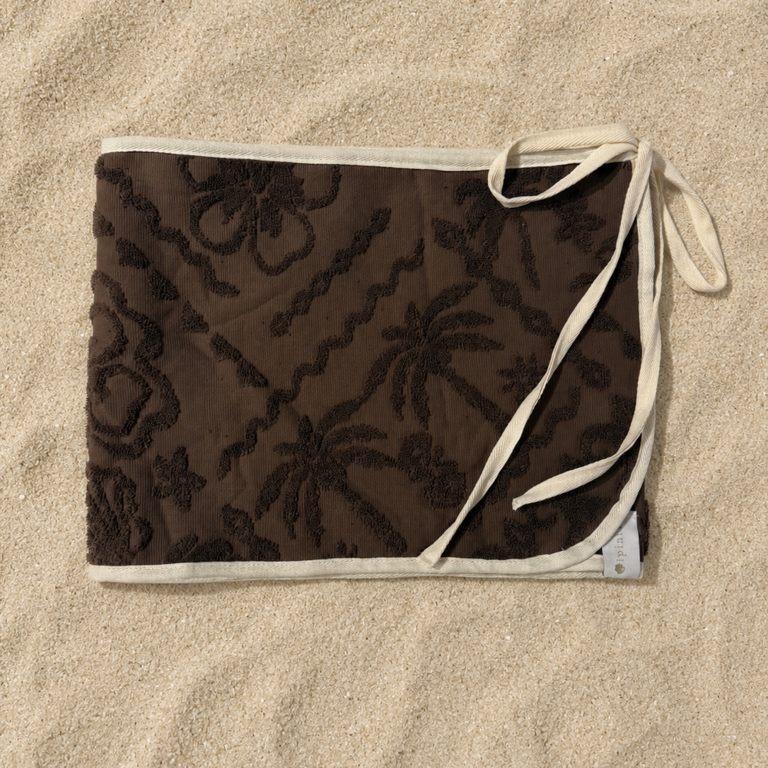 Kids Choc Hawaiian Towel Wrap Skirt