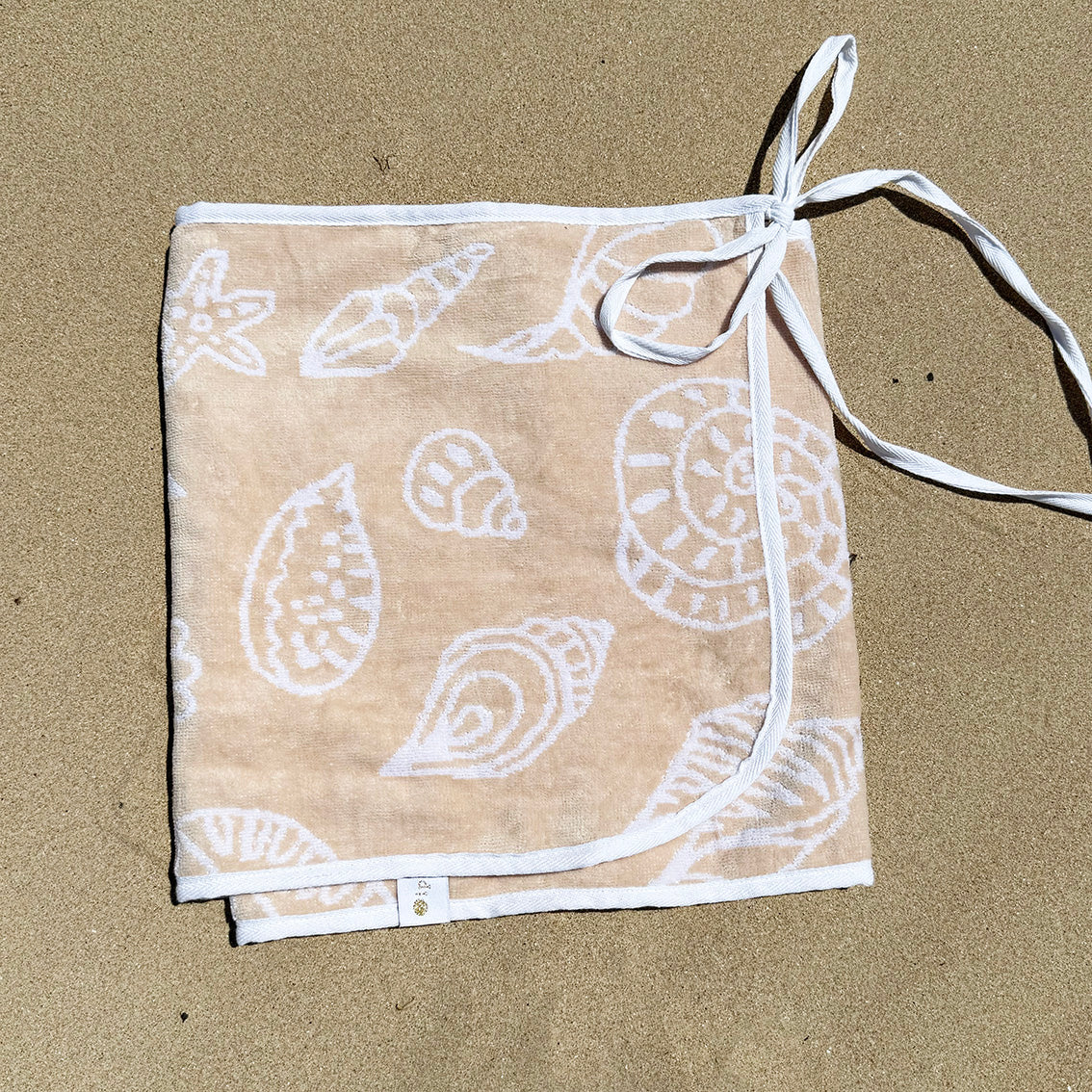 Kids - Peach Shells Towel Wrap Skirt