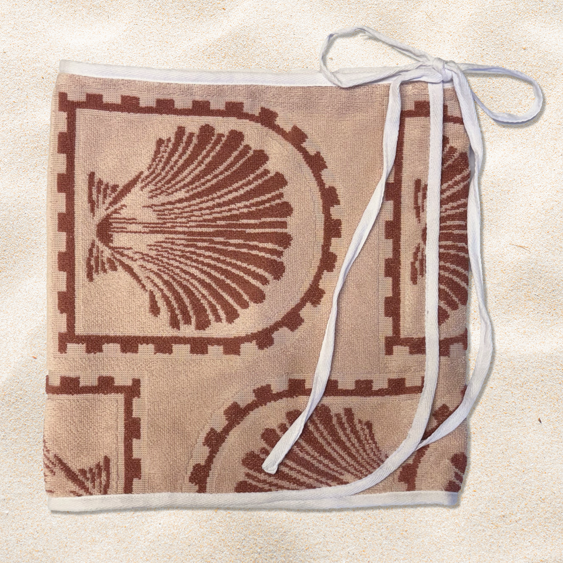 Pink Shells Towel Wrap Skirt