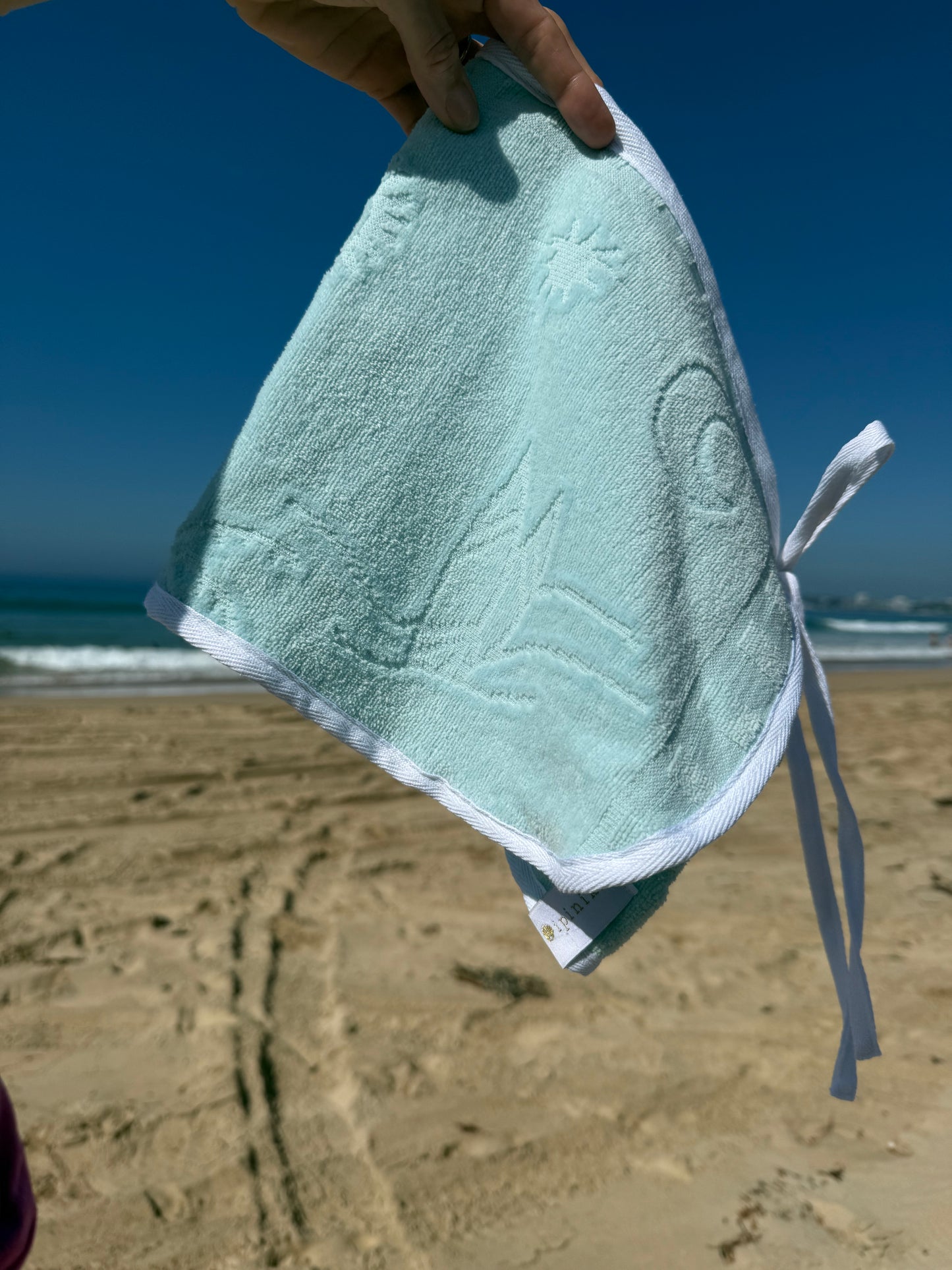 Kids - Baby Blue Beach Towel Wrap Skirt