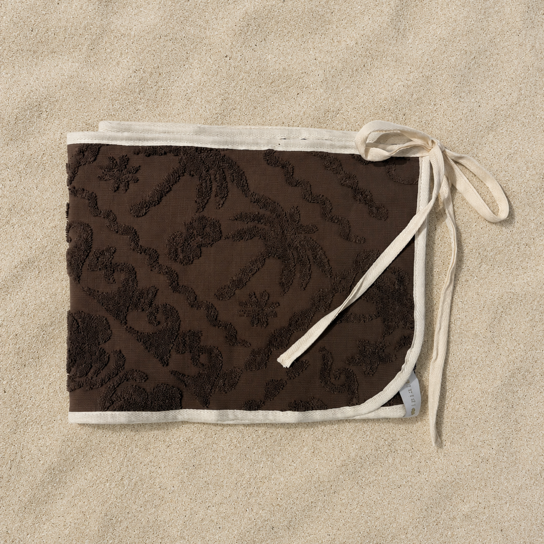 Kids Choc Hawaiian Towel Wrap Skirt