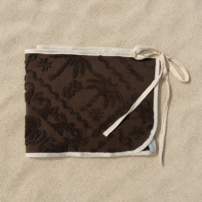 Kids Choc Hawaiian Towel Wrap Skirt
