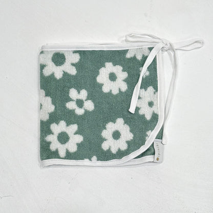 Kids - Teal Daisy Towel Wrap Skirt