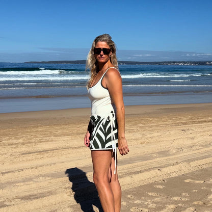 Fiji Palm Towel Wrap Skirt