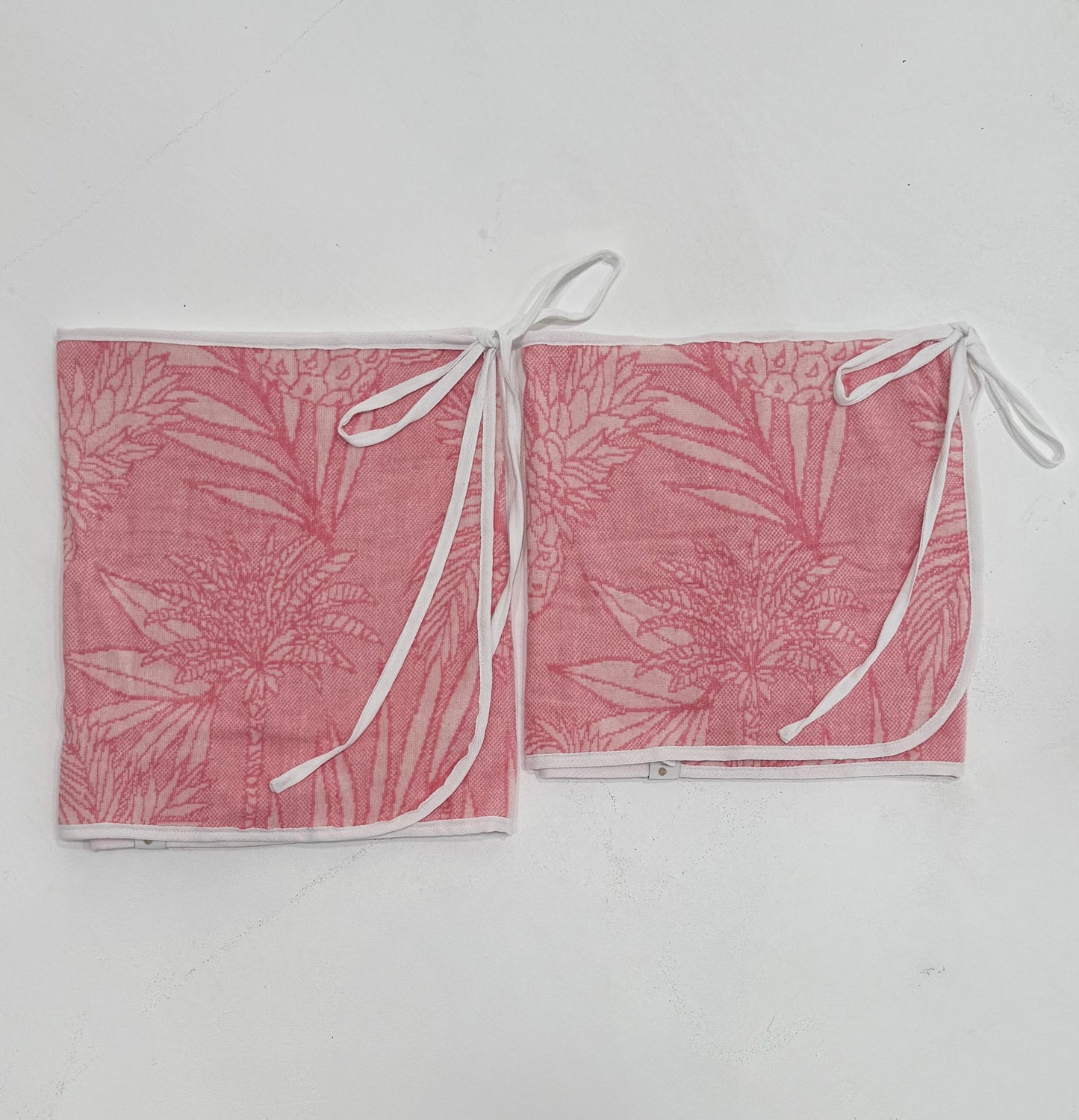 Pink Tropical Towel Wrap Skirt