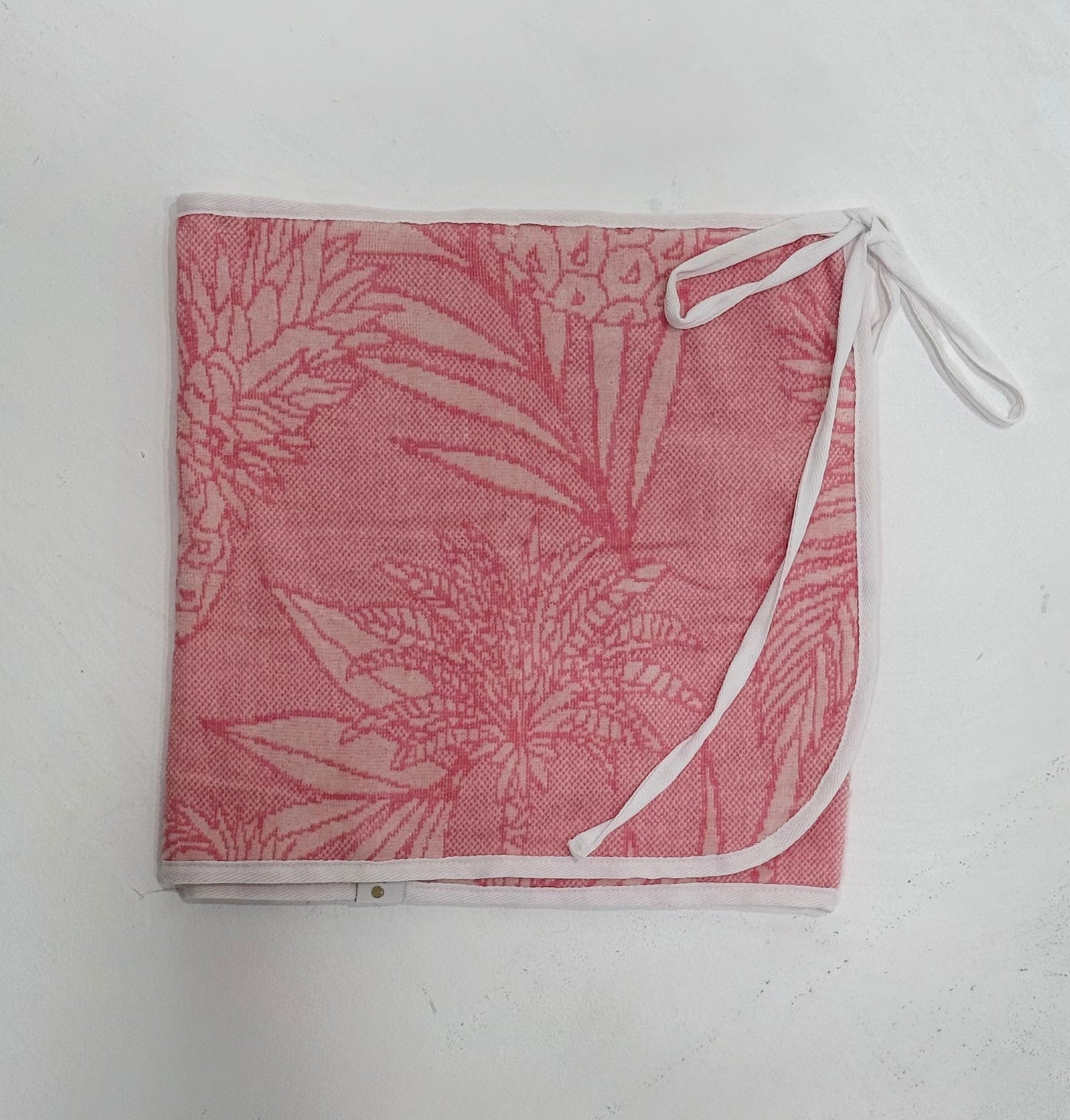 Pink Tropical Towel Wrap Skirt