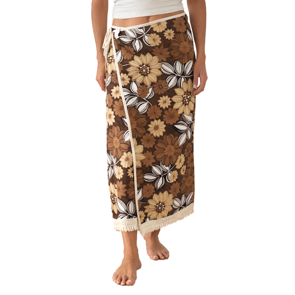 Vintage Maxi Wrap Skirt