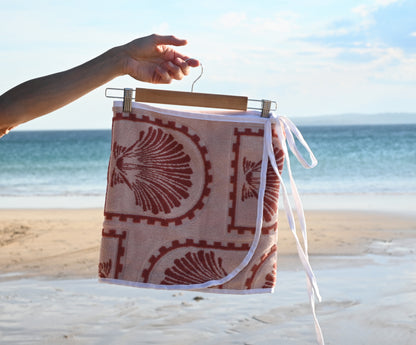 Pink Shells Towel Wrap Skirt