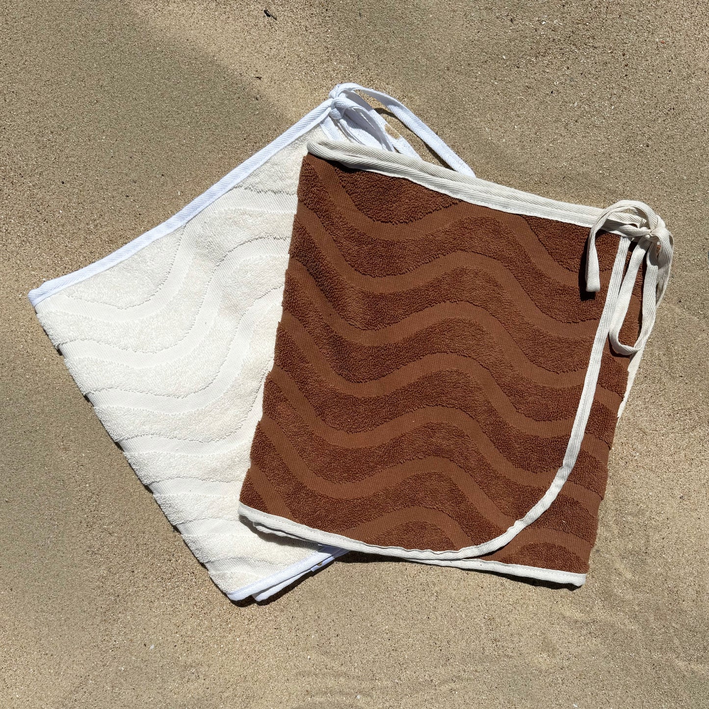 Choc Wave Towel Wrap Skirt