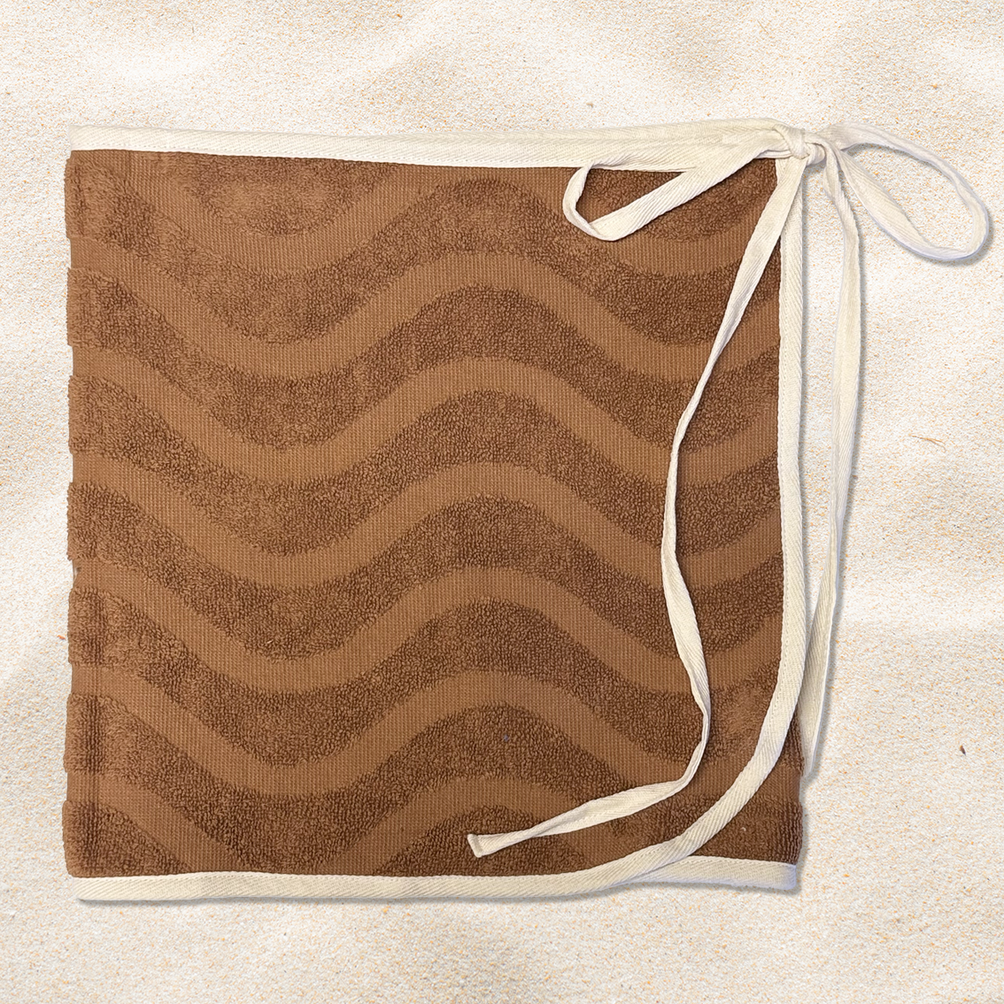 Choc Wave Towel Wrap Skirt