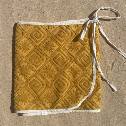 Retro Suns Towel Wrap Skirt