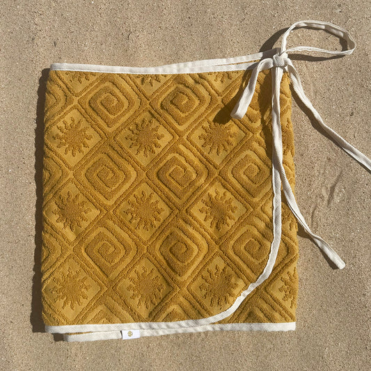 Retro Suns Towel Wrap Skirt